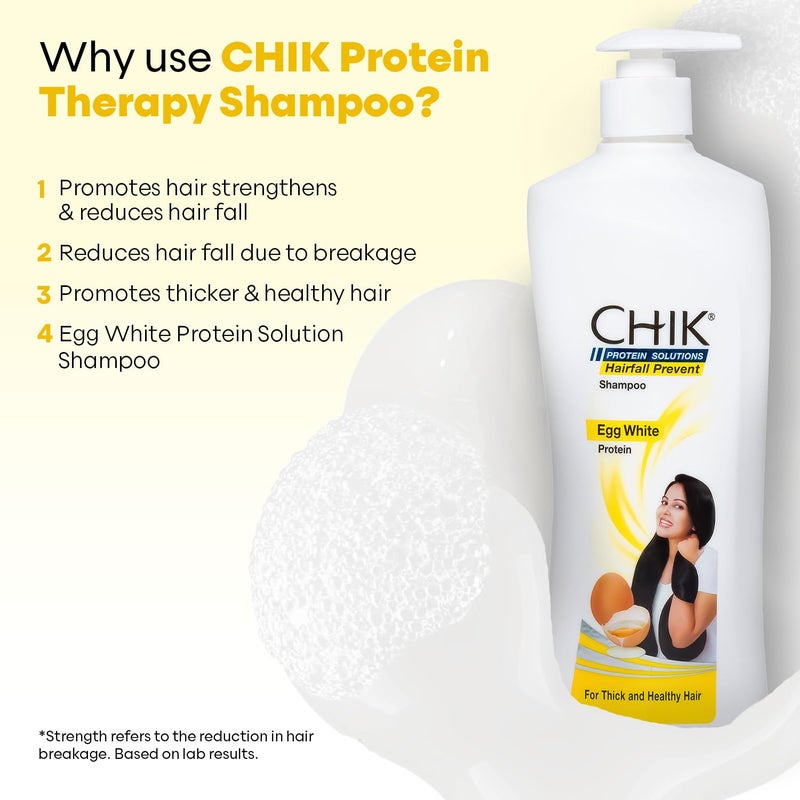 Chik Hairfall Prevent Egg Shampoo, 340ml - Image 2